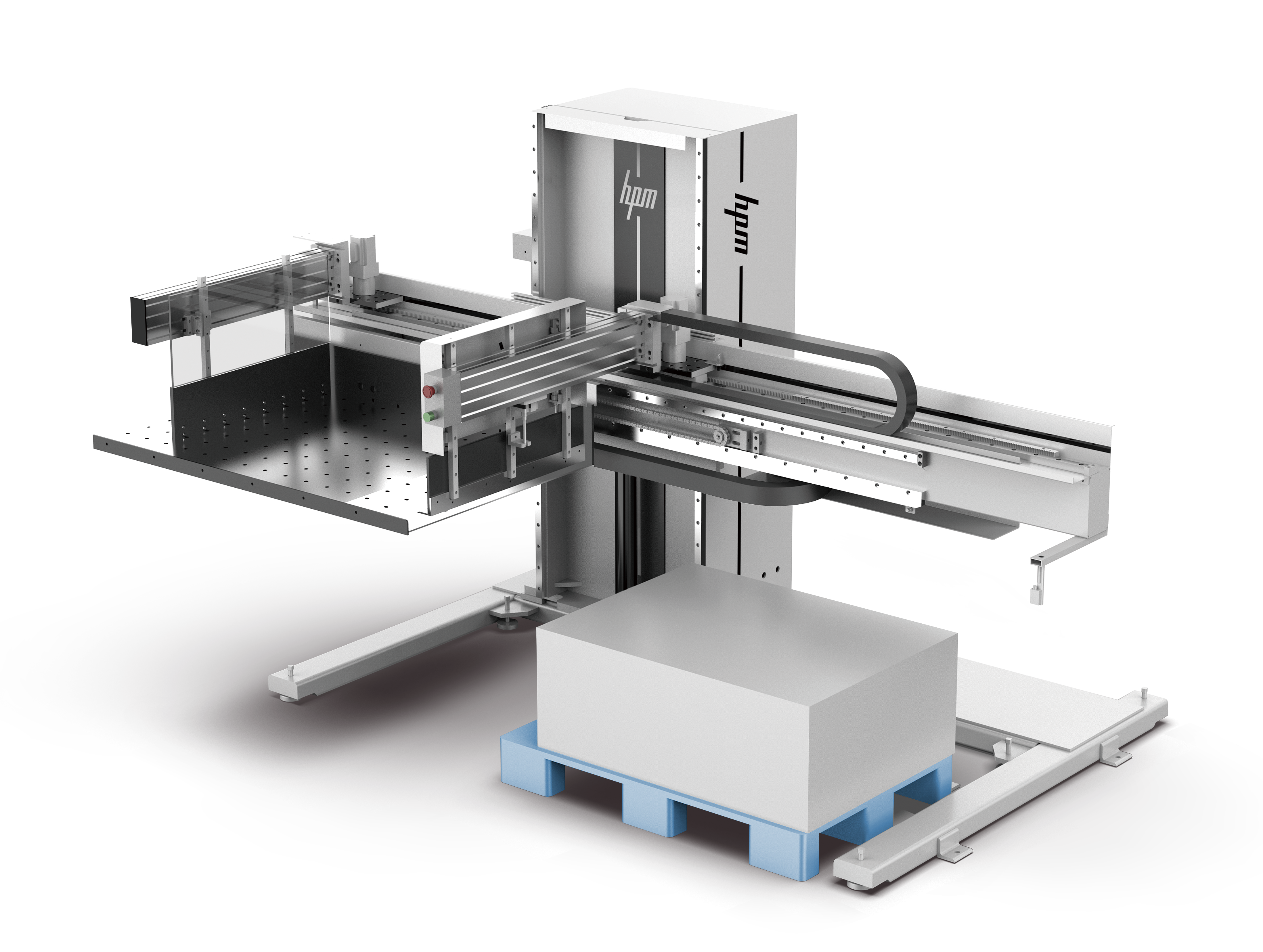 Descargador de pilas de papel con sistema servo versátil para embalaje